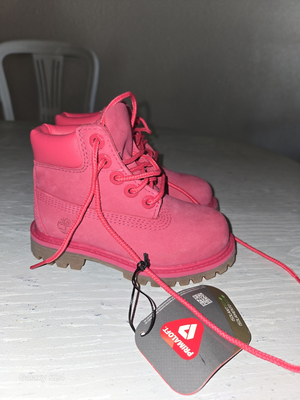 Kids Pink Waterproof Boots  Timberland Toddler Childs Sz 7 New